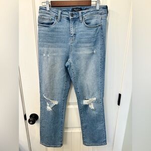 Flag & Anthem High-Rise Straight Distressed Jeans | Size 8/29 | EUC